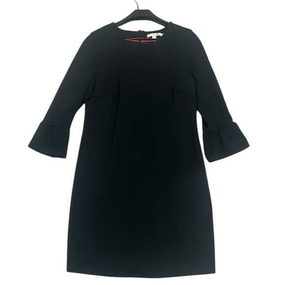 Boden Sz. 10r “Lavina Point” black dress with slight puff sleeves in EXC cond - Picture 2 of 16